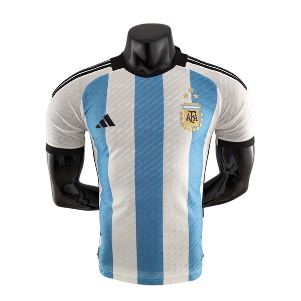 ARGENTINIË I KIT JERSEY - 3 STERREN - 22/23 - WIT EN LICHTBLAUW - SPELERVERSIE