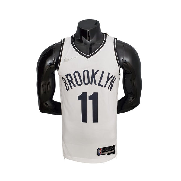 75th Anniversary IRVING#11 Brooklyn Nets White NBA Jersey