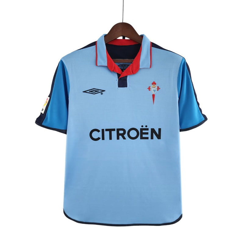 Jersey RC Celta Home Retro 2002 - Met Patch LaLiga