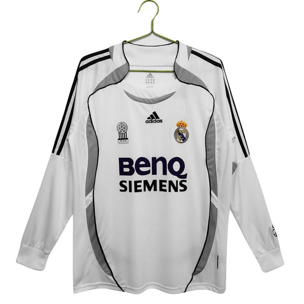 Jersey Real Madrid Retro Lange Mouw 06/07