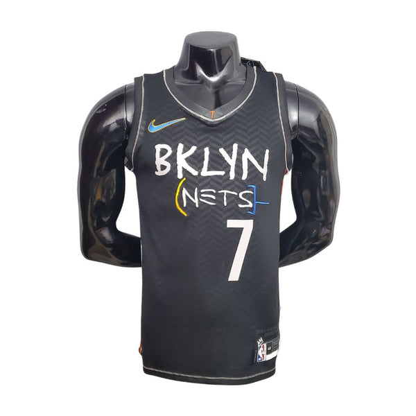 Brooklyn Nets DURANT#7 City Edition Zwart NBA-shirt