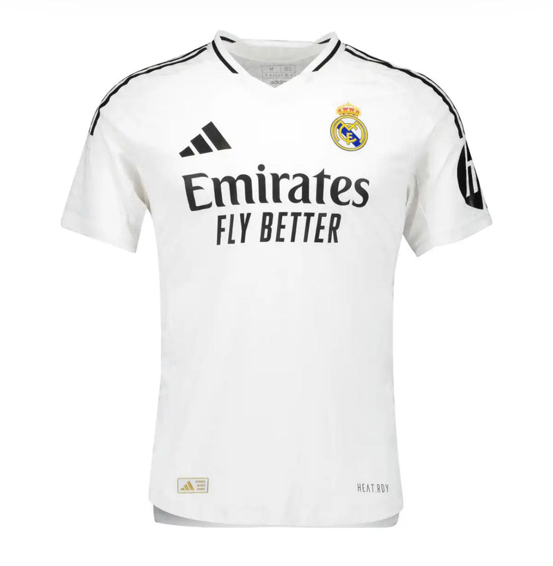 Jersey Real Madrid Man Eerste Kit Wit 24/25 Speler Versie - Whit Patch UCL