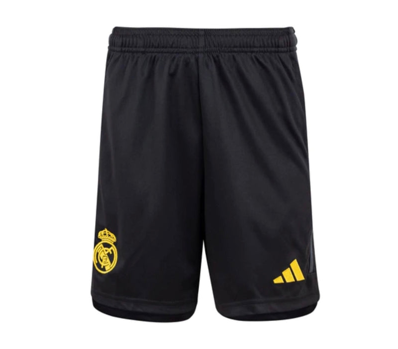 Korte broek Real Madrid Derde tenue Zwart 23/24