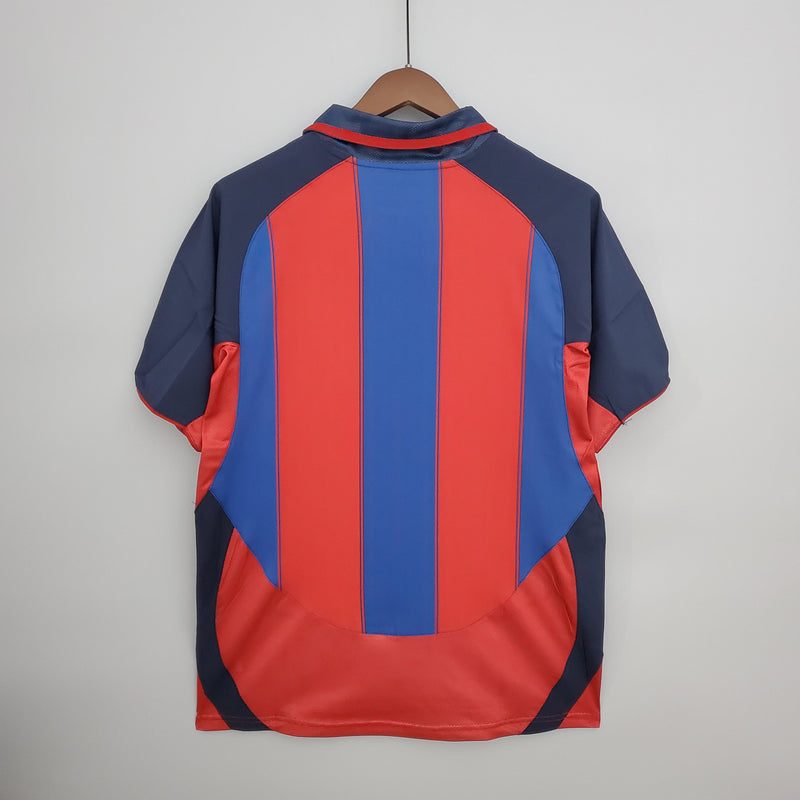 Shirt FC Barcelona Retro 03/04 - Witte Patch