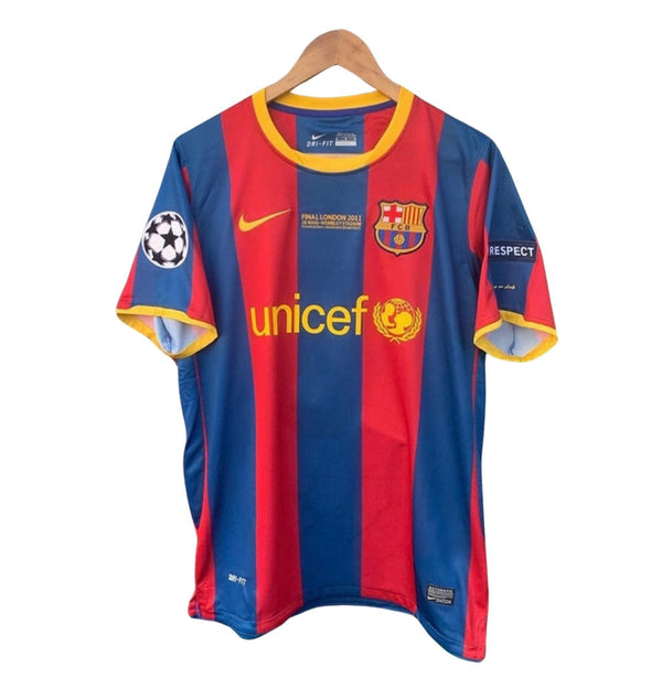 Jersey FC Barcelona Home Retro 10/11 - Whit Patch