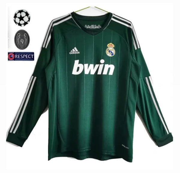 Jersey Real Madrid Retro 12/13 Lange Mouw - Witte Patch