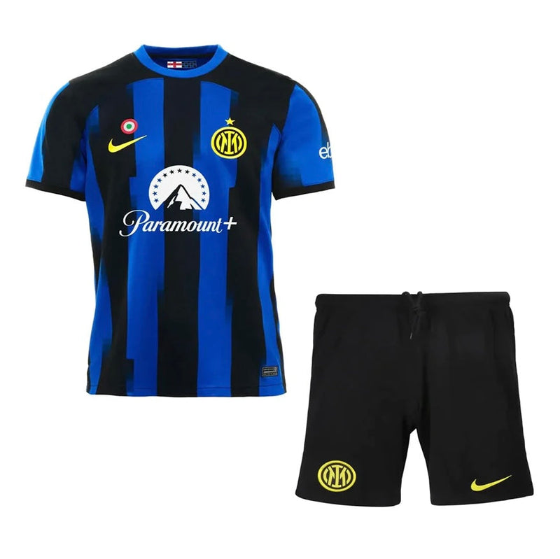 Jersey en korte broek voor kinderen Inter Home 23/24