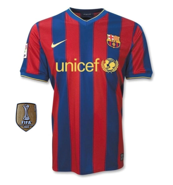 Jersey FC Barcelona Retro 09/10 - Whit Patch