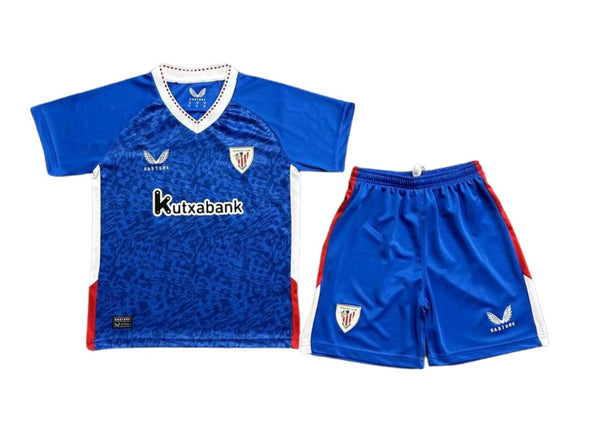 Jersey en korte broek voor kinderen Athletic Bilbao Uit 24/25