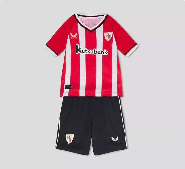 Jersey en korte broek voor kinderen Athletic Bilbao Home 23/24