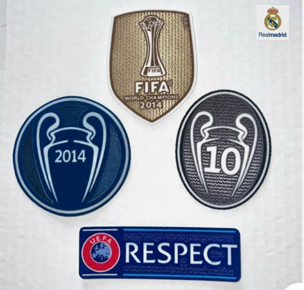 REAL MADRID CHAMPIONS LEAGUE PATCHSET 14/15