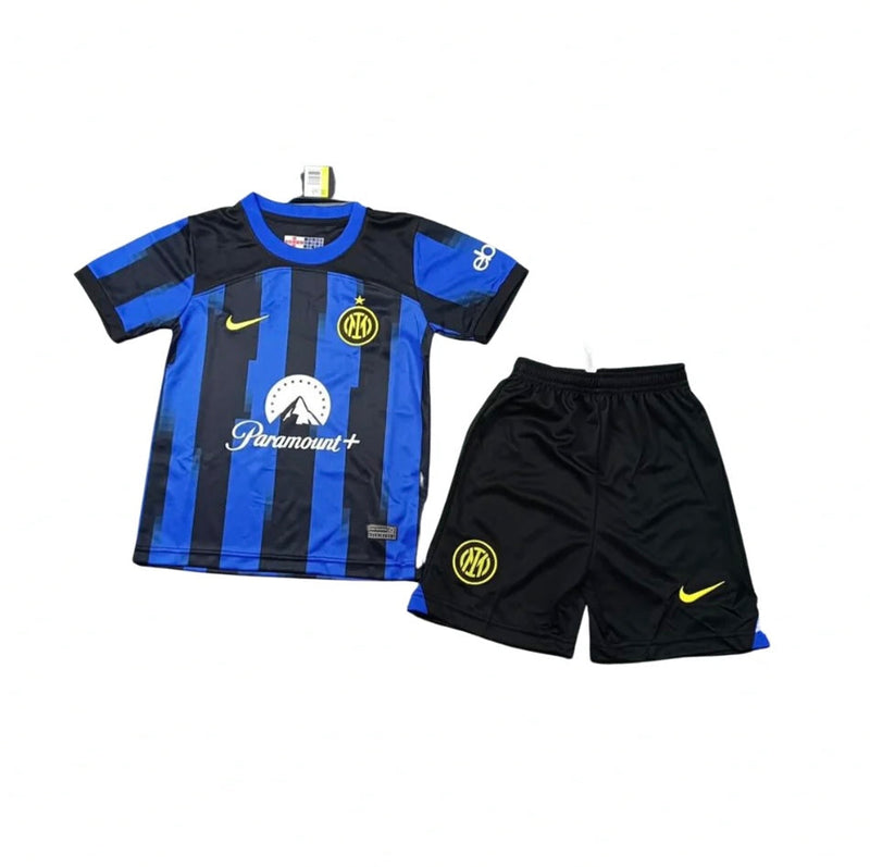 Jersey en korte broek voor kinderen Inter Home 23/24