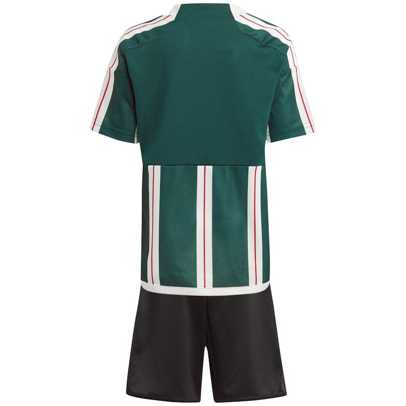 Jersey en shorts voor kinderen Manchester United derde 23/24