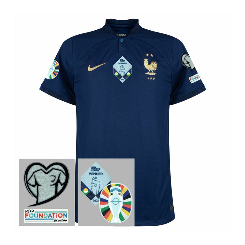 Jersey France Home 22/24 - Patch Euro 2024