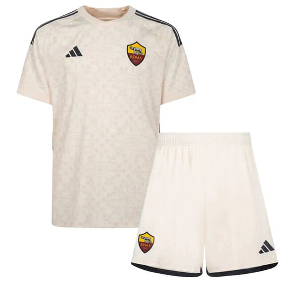 Roma Away Kids Jersey and Shorts 23/24