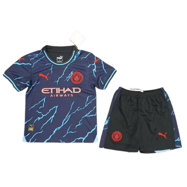 Manchester City Third Kids-shirt en shorts 23/24