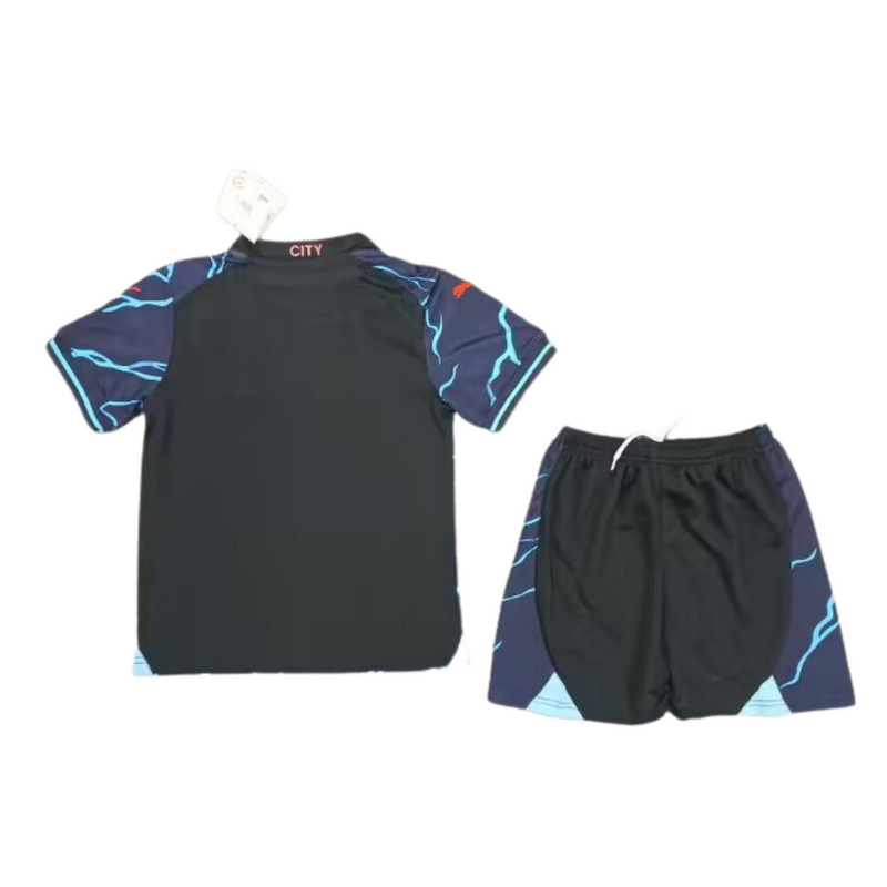 Manchester City Third Kids Jersey and Shorts 23/24