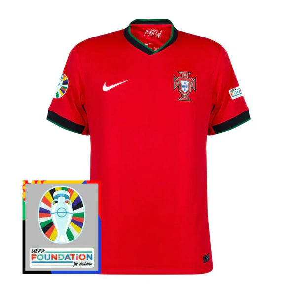 Jersey Portugal Home 24/25 - With Euro Patch