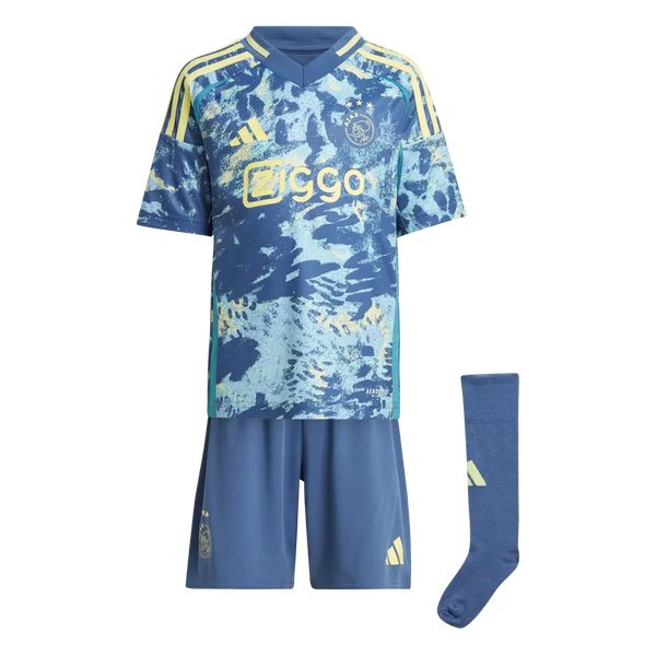 Kids Jersey and Shorts Ajax Away 24/25 - With stockings