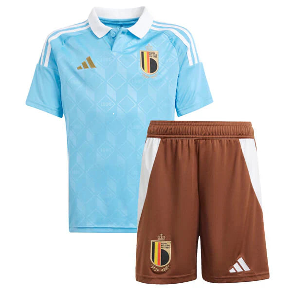 Jersey and Shorts for Kids Belgium Away 24/25