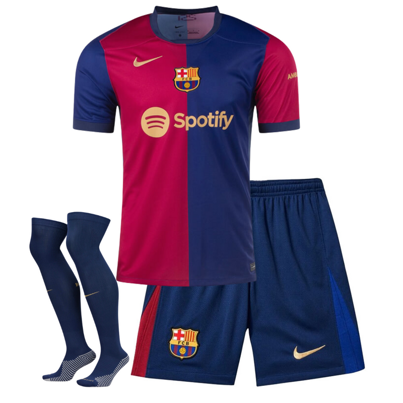 Jersey and Shorts for Kids FC Barcelona Home 24/25 - With Tights