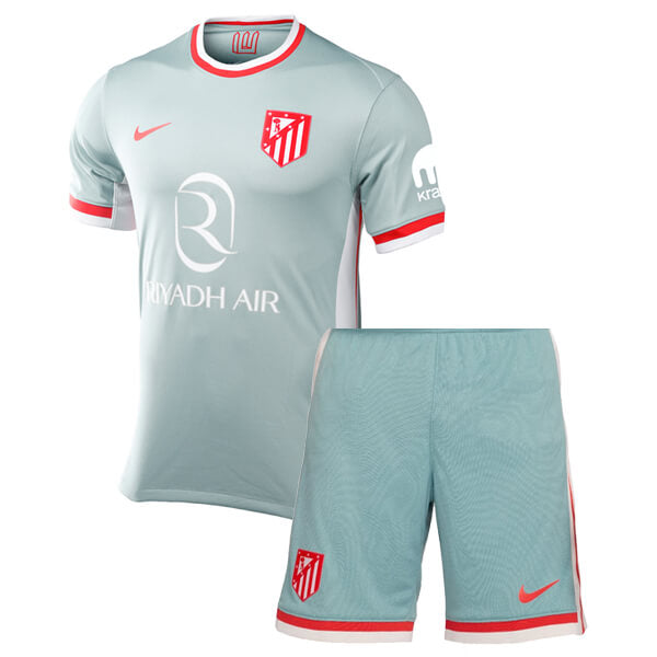 Kindershirt en shorts Atletico de Madrid uit 24/25