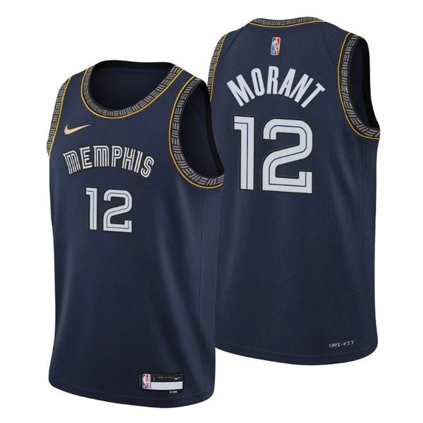 Jersey NBA Tank 75th Anniversary City Edition - Memphis Grizzlies 21/22 - MORANT #12