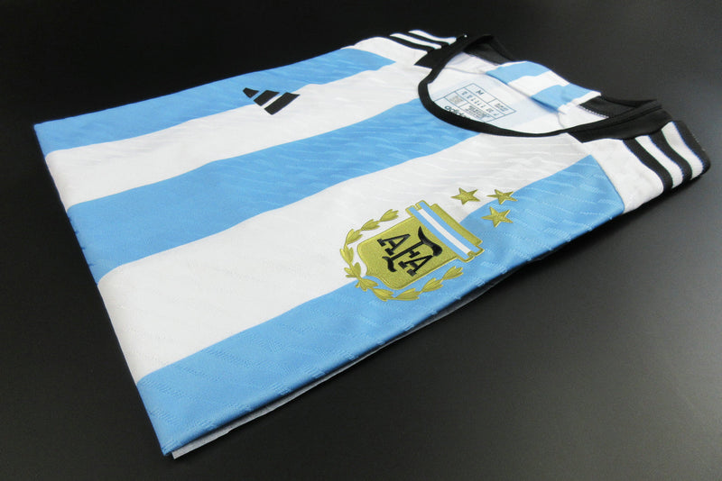 ARGENTINA I KIT JERSEY - 3 STARS - 22/23 - WHITE AND LIGHT BLUE - PLAYER VERSION