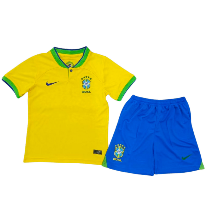 Trui en shorts voor kinderen Brazilië 22/23