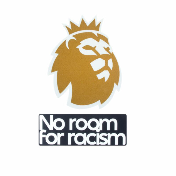 22-23 Premier League Champions + Spieler-logo's zonder ruimte voor racisme (Manchester City 2023-2024)