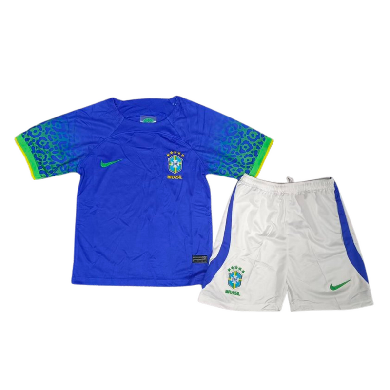 Kids Jersey and Shorts Brazil 22/23