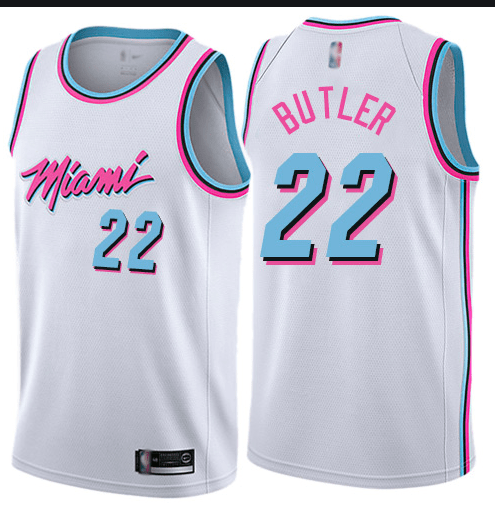 Jersey NBA Miami Heat White - Butler #22