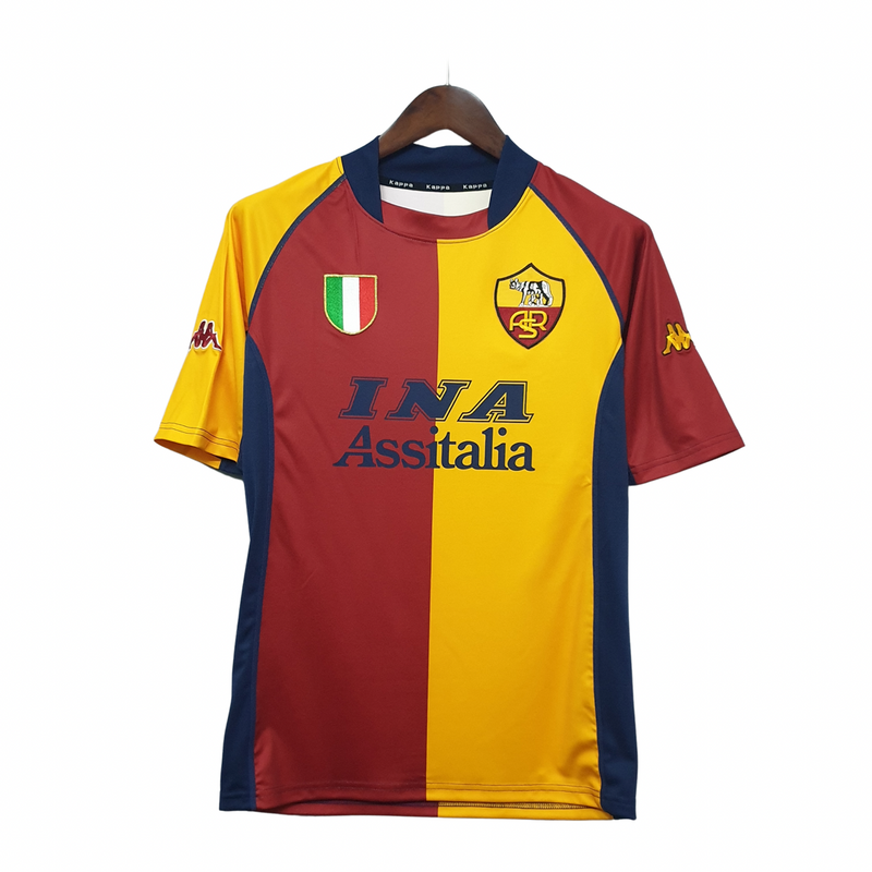 Jersey Retro Roma 2001-2002 Primera-uitrusting