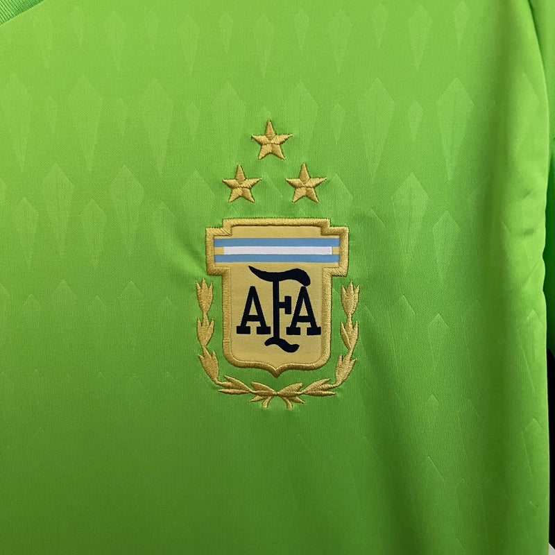 T-SHIRT KEEPERSSELECTIE ARGENTINIË 2022 - Groen