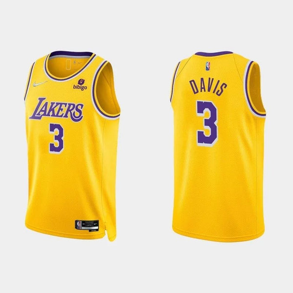 Jersey NBA 75th Anniversary DIAMOND EDITION Swingman - Lakers Amarillo 21/22 - Davis #3