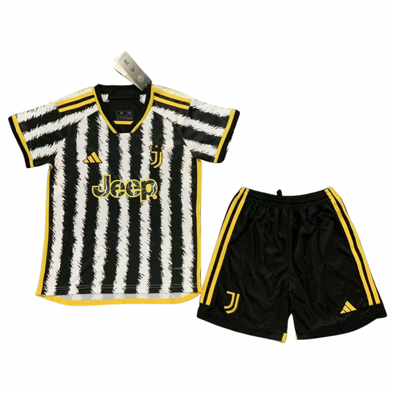 Juventus Thuis Kinderen Shirt en Shorts 23/24