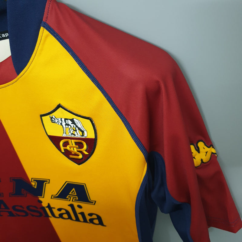 Jersey Retro Roma 2001-2002 Primera-uitrusting