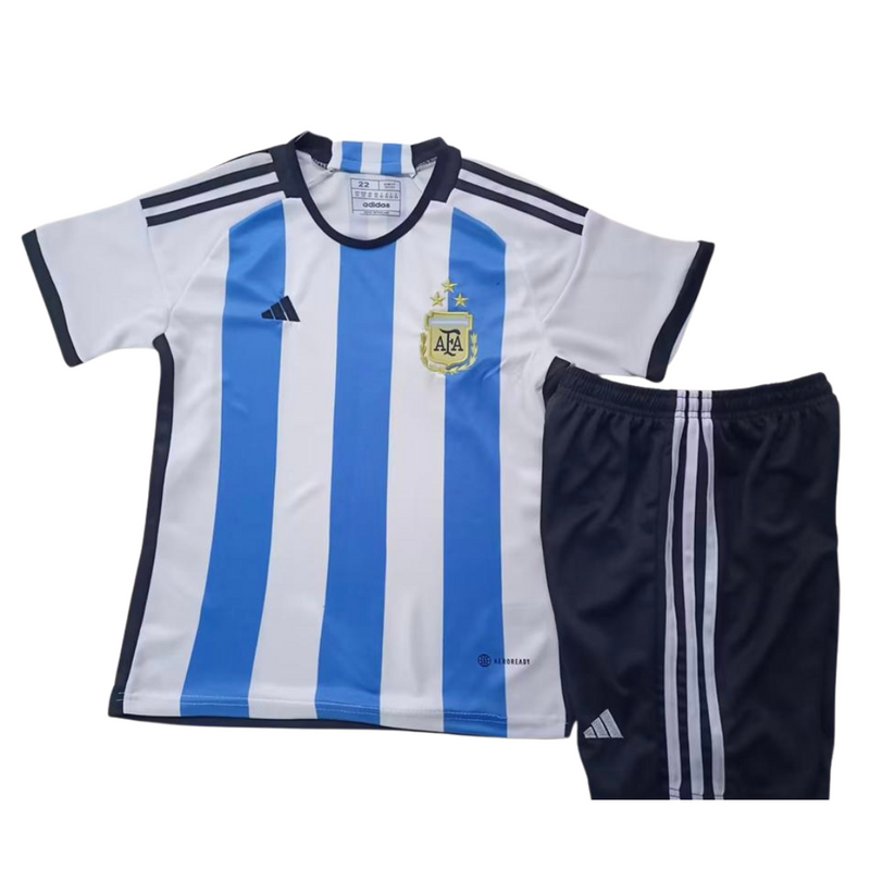 Jersey and Shorts For Kids Argentina - 3 STARS - 22/23