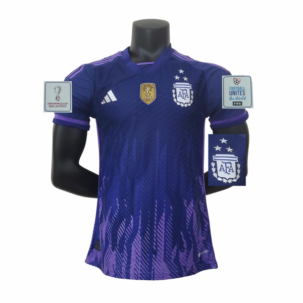 Argentinië II Spelersshirt 22/23 - Wereldbeker/Kampioenspatch