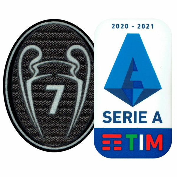 20-21 Serie A+ UCL 7 Times Trophy Patches