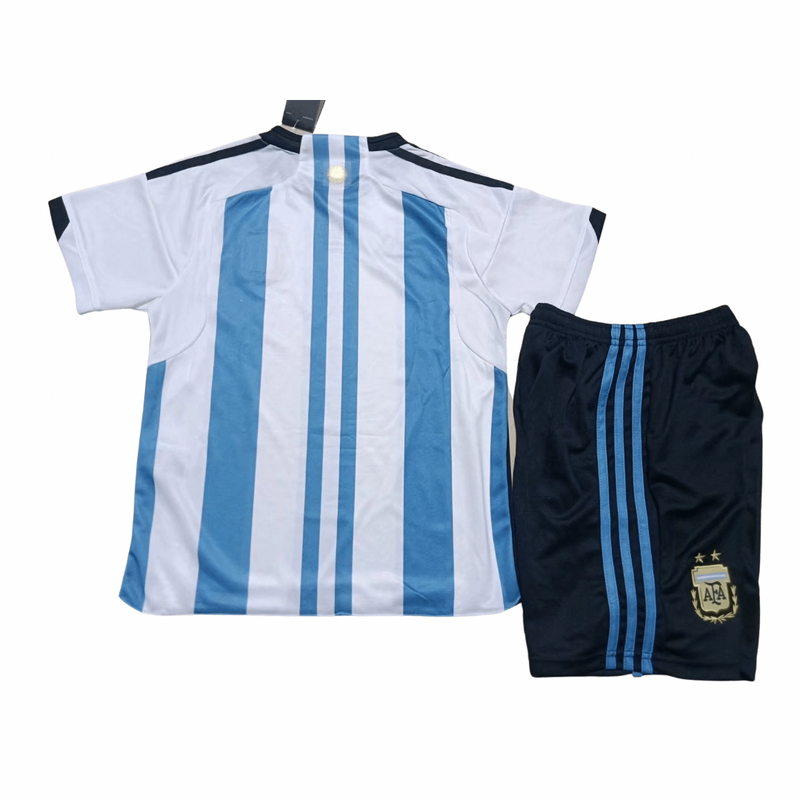 Jersey and Shorts For Kids Argentina - 3 STARS - 22/23