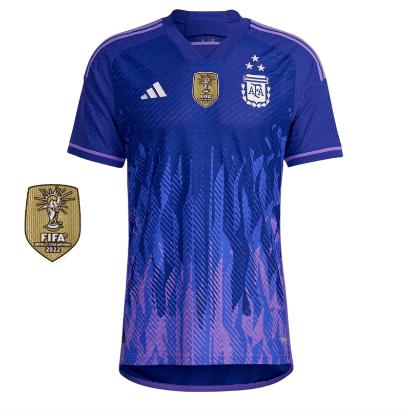 ARGENTINA II KIT JERSEY - 3 STARS - 22/23 - WITH WORLD CUP CHAMPION PATCH