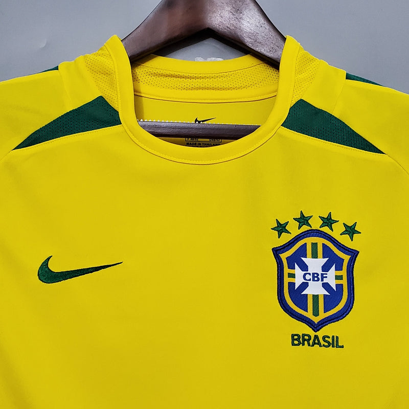 Jersey Retro 2002 Brazilië Home