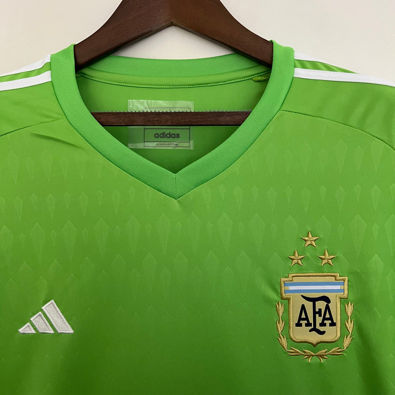 T-SHIRT KEEPERSSELECTIE ARGENTINIË 2022 - Groen