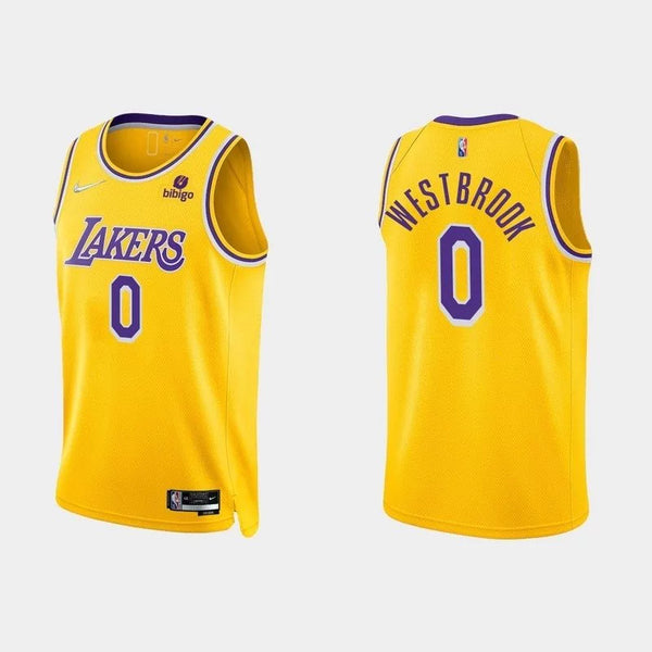 Jersey NBA 75th Anniversary DIAMOND EDITION Swingman - Lakers Amarillo 21/22 - Westbrook #0