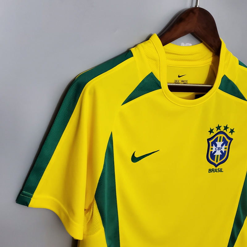 Jersey Retro 2002 Brazil Home