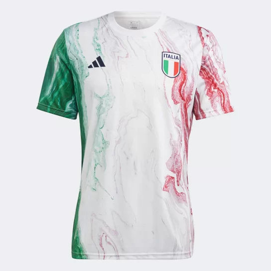 Jersey Italy Pre Match 23/24 Man - Green+Red