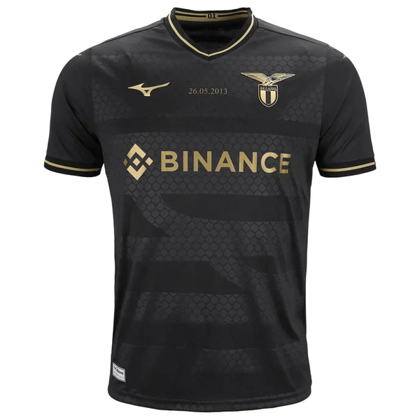 Jersey Lazio 2023 Special 10 jaar sinds de Italiaanse bekertitel - Zwart en Goud