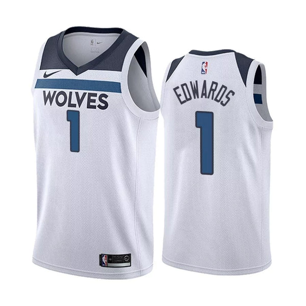 Jersey NBA Swingman - Minnesota Timberwolves Wit - Edwardss #1