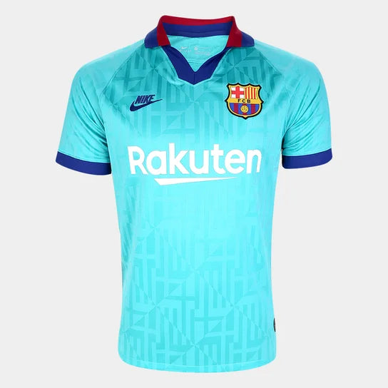 Jersey FC Barcelona retro 19/20 Man - Turquoise Blue